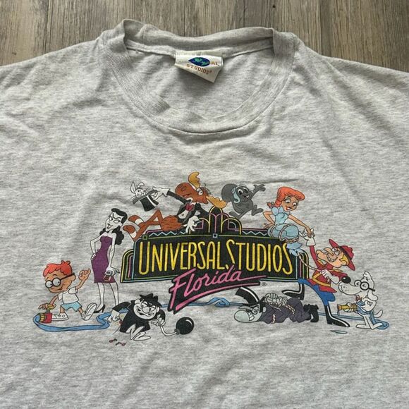 Vintage 90s Universal Studios Promo Tee T-Shirt Size Large - Picture 2 of 5